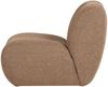 Sessel Nomu - Chenille-Stoff Hellbraun Bild 4