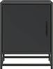 vidaXL Nachttische 2 Stk. Schwarz 40x31x50 cm Holzwerkstoff und Metall 848710 Bild 5