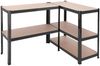 Songmics Schwerlastregal mit 5 Ablagen, Stahl / MDF, Schwarz, 90 x 180 x 40 cm Bild 4