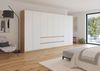 rauch Drehtürenschrank Schrank Garderobe MAINZ Breiten 91/136/181/226/271/315/360, Höhe 210cm (3 verschiedene Ausstattungen BASIC/CLASSIC/PREMIUM (inkl. SOFT-CLOSE) grifflose Front, Außentüren mit Push-to-Open Funktion MADE IN GERMANY Bild 2