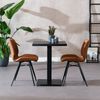 Bronx71 Bistrotisch Nils quadratisch schwarz Melamin 60x60x77 cm Bild 3