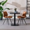 Bronx71 Bistrotisch Nils quadratisch schwarz Melamin 60x60x77 cm Bild 4
