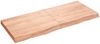 vidaXL Wandregal Hellbraun 120x50x(2-6) cm Massivholz Eiche Behandelt 363697 Bild 1