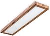hofstein Deckenleuchte dimmbares Deckenpanel aus Metall/MDF in Schwarz/Holzoptik, LED wechselbar, 2700-6500 Kelvin, skandinavisches Design, mit Fernbedienung, 24 W, 250-2500 Lumen, CCT Bild 5