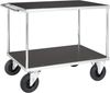 Kongamek Tischwagen, verzinkt 1100x700x870mm Ladefläche aus MDF, Schiebegriff mit Gummibereifung und Bremse Bild 1