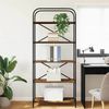 vidaXL Bücherregal Geräucherte Eiche 80 x 30 x 183 cm Holzwerkstoff 879835 Bild 4