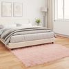 vidaXL Teppich aus Kunstschaffell TAFALLA Rosa 160 x 160 cm Polyester 42021554 Bild 4