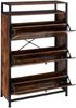 tectake Schuhschrank Buffalo (Komplettset, 1-St, inkl. Schlüssel) Industrial Style Bild 4