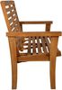 Teakbank PETER mit Liegefunktion - 150x78x111cm, Teakholz, Teak | Gartenbank Holzbank Outdoor-Bank Bild 5