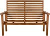 Teakbank PETER mit Liegefunktion - 150x78x111cm, Teakholz, Teak | Gartenbank Holzbank Outdoor-Bank Bild 4