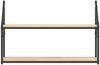 vidaXL Wandregal 2 Fächer Sonoma-Eiche 80x21x51 cm Holzwerkstoff 835465 Bild 4