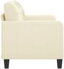 vidaXL 2-Sitzer-Sofa Creme 120 cm Kunstleder 359113 Bild 4
