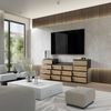 Furnica Kommode GABRIEL 4+6+4 Schubladen-Anthrazit Grau H92cm B220cm T33cm Bild 3