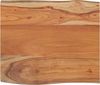 vidaXL Tischplatte 70x60x2,5cm Rechteckig Massivholz Akazie Naturkante 370619 Bild 3
