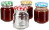 Mini-Marmeladengläser 4er-Set 70ml Gläschen Einmachglas Probiergläschen bunt Bild 3