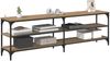 vidaXL TV-Schränk Artisan-Eiche 160 x 30 x 50 cm Verbundholz und Eisen 881289 Bild 3