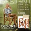 CASARIA® Premium Regiestuhl Creme Bild 5