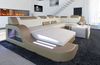 Stoff Wohnlandschaft Palermo U Form - Mikrofaserstoff - elfenbein-sandbeige - Links Bild 3