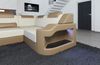 Stoff Wohnlandschaft Palermo U Form - Mikrofaserstoff - elfenbein-sandbeige - Links Bild 5