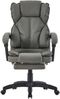 Schreibtischstuhl Bürostuhl Gamingstuhl Racing Chair Chefsessel mit Fußstütze Dunkelgrau - Schwarz Bild 3