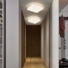 ZMH Deckenlampe LED Deckenleuchte Schlafzimmer - 21cm Schlafzimmerlampe Sternenhimmel 15W Flurlampe Quadratisch Küchenlampe Neutralweiß Küche Deckenbeleuchtung Sternendekor für Flur Kinderzimmer Bild 3