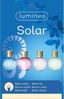 Lumineo LED Solarleuchte, Solar Gartenleuchten LED Glühbirnen Kunststoff 8x11cm bunt 4er Set Bild 3