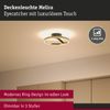 LED Deckenleuchte 3-Step-Dim Melira 2700K 1690lm 230V 24W Schwarz matt, Gold Bild 2