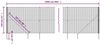 vidaXL Maschendrahtzaun mit Bodenhülsen Anthrazit 1,4x25 m 154251 Bild 5