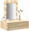 vidaXL Schminktisch mit Schubladen Braun 60 x 40 x 70 cm Holzwerkstoff 865219 Bild 3