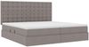 vidaXL Aufbewahrungsbett mit Matratze Taupe 200 x 200 cm Polyester 3371931 Bild 5