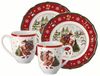 Hutschenreuther Happy Wintertime Geschirr-Set 4-teilig Rot Bild 2
