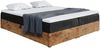 MEBLINI Boxspringbett LOFTY BOX 160x200 cm mit Bettkasten - H4/Schwarz Samt Polsterbett - Doppelbett mit Topper & Taschenfederkern-Matratze Bild 1