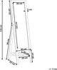 Standspiegel mit Ablagefläche LUISANT 145 cm Holz Heller Holzfarbton Bild 2