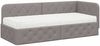 vidaXL Eckbettgestell Taupe 80 x 200 cm Stoff 3394034 Bild 2