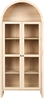 Vitrine mit Glastüren GLENWOOD 79 cm Hellbraun Bild 5