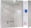 MCW Badezimmerspiegelschrank MCW-B19b-80 mit Ablageflächen, Hochglanz-Optik Bild 2