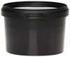 BENBOW Aufbewahrungssystem Eimer mit Deckel 30 20 10 5 3 1 0,5 L Schwarz Lebensmittelecht Eimer, Polypropylen - Lebensmittelecht, Geschmacksneutral, Auslaufsicher, (5-tlg, PZH-, BRC- und DIN-ISO-zertifiziert), für Lebensmittel, Farben, Chemikalien Bild 3