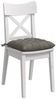 vidaXL Sitzkissen 4 pcs Hellgrau 40 x 40 x 6 cm Cordstoff 42015181 Bild 3
