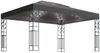 Gartenpavillon, Pavillon mit Doppeldach & LED-Lichterkette 3x4 m Anthrazit Bild 2