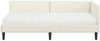 vidaXL Eckbettgestell mit Matratze Sonstiges 2 pcs Creme Samt 3393795 Bild 5