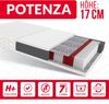 Matratze 90x200 Multipocket Taschenfederkern POTENZA 7 Zonen H4 17 cm Polyurethanschaum Jersey Bild 5