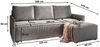 Masseno Ecksofa PERUSI mit Schlaffunktion L-Form, Sofa mit Bettkasten Bild 3