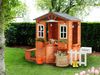 Beliani 'AMPELIKO' Garten Spielhaus, Tannenholz Braun, 212x120x142 cm Bild 3