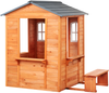 Beliani 'AMPELIKO' Garten Spielhaus, Tannenholz Braun, 212x120x142 cm Bild 5