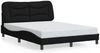 vidaXL Bettgestell ohne Matratze "Hvar" Schwarz 140x190 cm Stoff 3207767 Bild 2