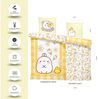 MTOnlinehandel Kinderbettwäsche Molang Kawaii 135x200 + 80x80 cm, Renforcé, Piu Piu, 100% Baumwolle, 2 teilig, Trendiges Butter Yellow Design- weich & atmungsaktiv Bild 4
