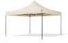 Toolport 'Premium' Faltpavillon, Seitenteile mit Panoramafenstern, Stahl creme, 4x4 m Bild 2