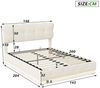 Furnishings Home Polsterbett Stauraumbett Doppelbett LED + Bettkasten (1 tlg), Mit LED-Beleuchtung, Hydraulisch, Lattenrost, Samt, 160x200 cm Bild 2