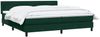 vidaXL Boxspringbett mit Matratze Dunkelgrün 180x220 cm Samt 3318252 Bild 3