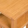 vidaXL Beistelltisch mit Zeitungsablage 27x35x55 cm Massivholz Eiche 244211 Bild 5